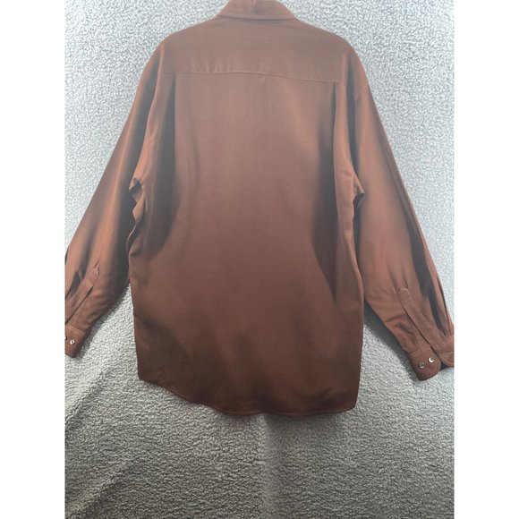 Robert Barakett Burnt Bronze With Texture Men's Dress Shirt Size Medium - Picture 3 of 9